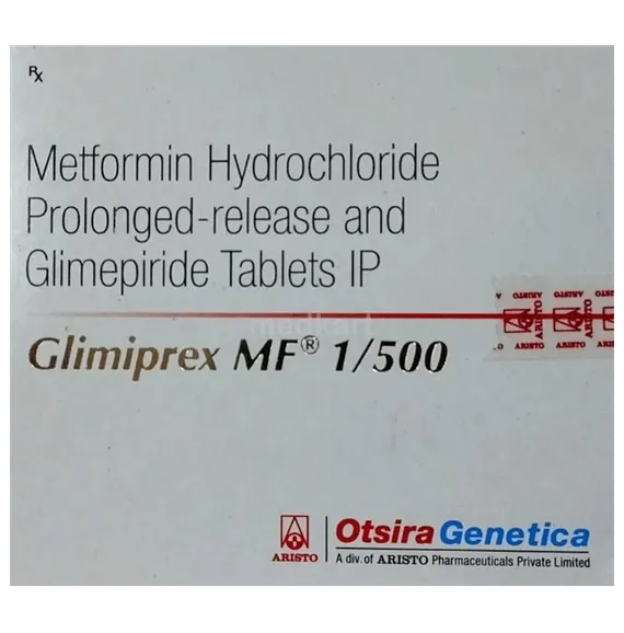glimiprex mf 1/500mg tablet 15's